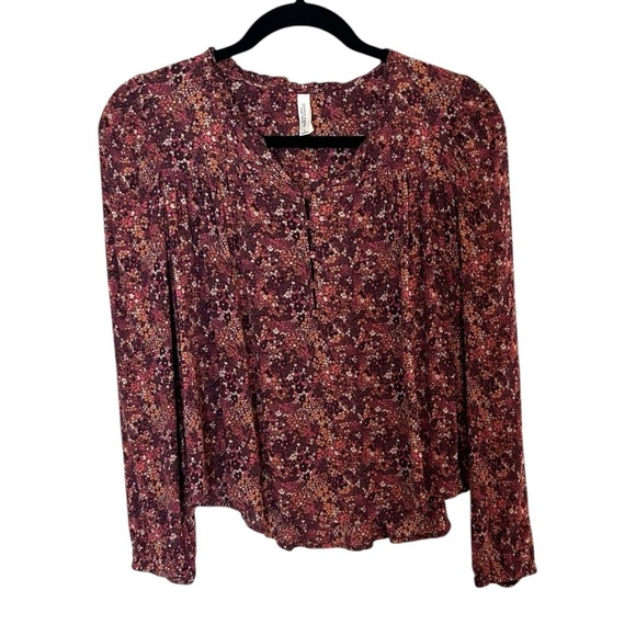 Gentle Fawn Evie Blouse Sienna Ditsy- Floral Bohemian Blouse- Size Small - Picture 4 of 10